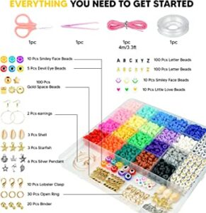 Complete Beading Kit for Jewelry Making Includes Beads, Tools and Storage