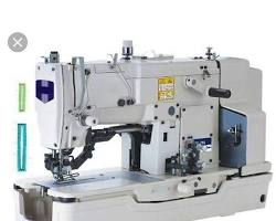 Buttonhole machine for industrial sewing